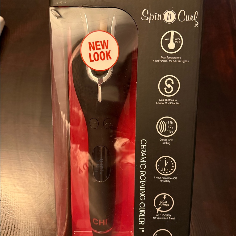 CHI Spin N Curl Ceramic Rotating Curler